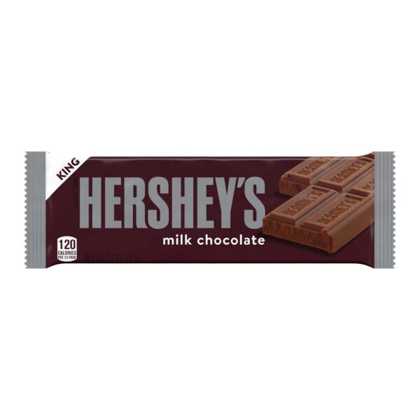 Hersheys King Size Milk Chocolate Candy Bar, 2.6 Ounce -- 216 Per Case