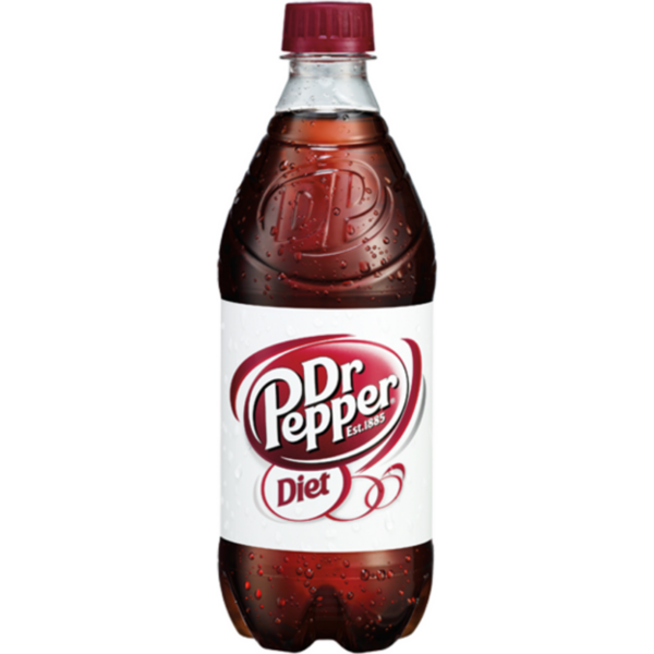 Dr Pepper Diet Soda - 20 Fl Oz Bottle