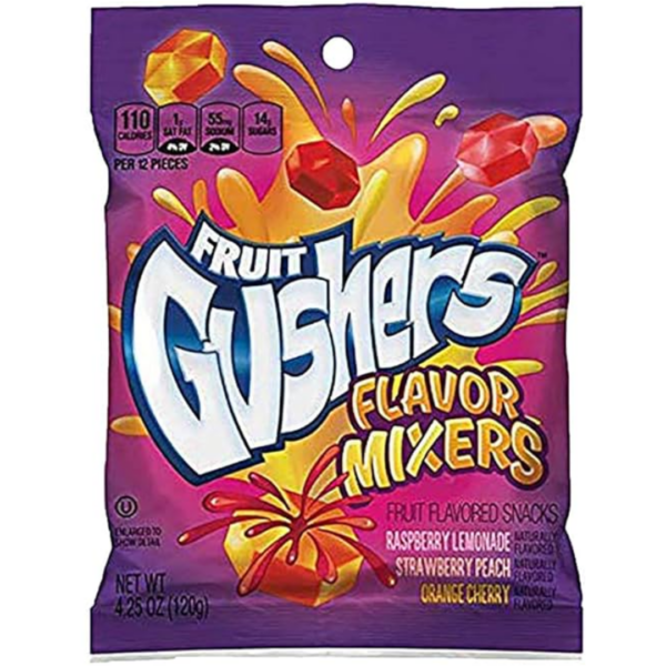 Gushers Flavor Mixers Fruit Flavored Snacks