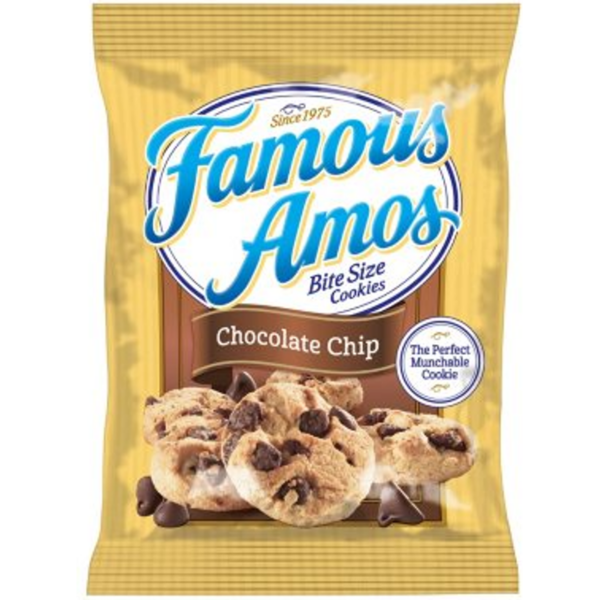 Famous Amos Chocolate Chip Bite Size Cookies 56g