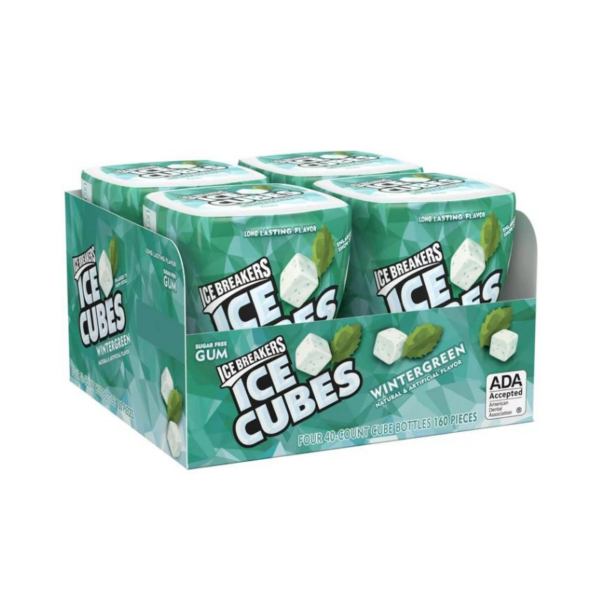 Ice Breakers Cubes Wintergreen, 4 X 40 G
