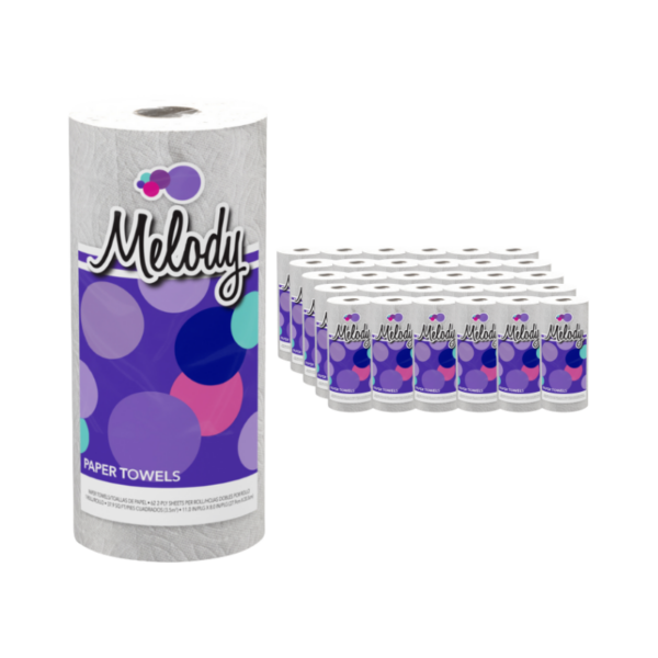 Melody Paper Towels 1 Roll 55 Two-Ply Sheets