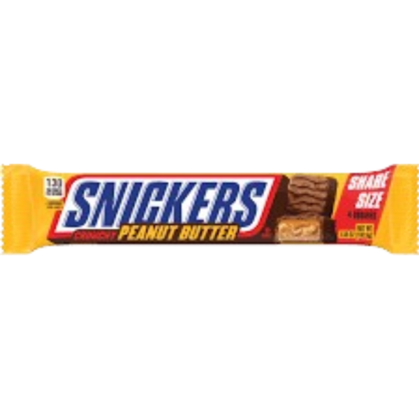 Snickers Peanut Butter, Squared Chocolate Candy Bar, Sharing Size