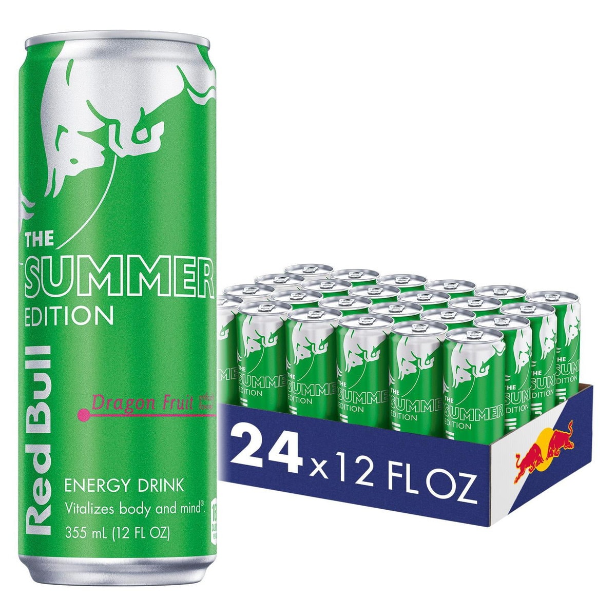 Red Bull Green Dragon Fruit Energy Drink 12 Oz Red Bull Green Dragon Fruit Energy Drink 12 Oz - Image 1
