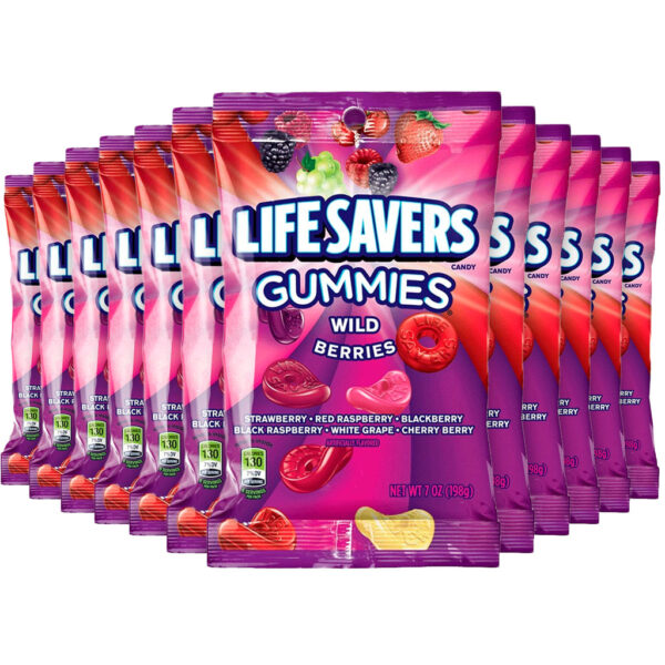 Life Savers Wild Berries Gummy Candy Bag