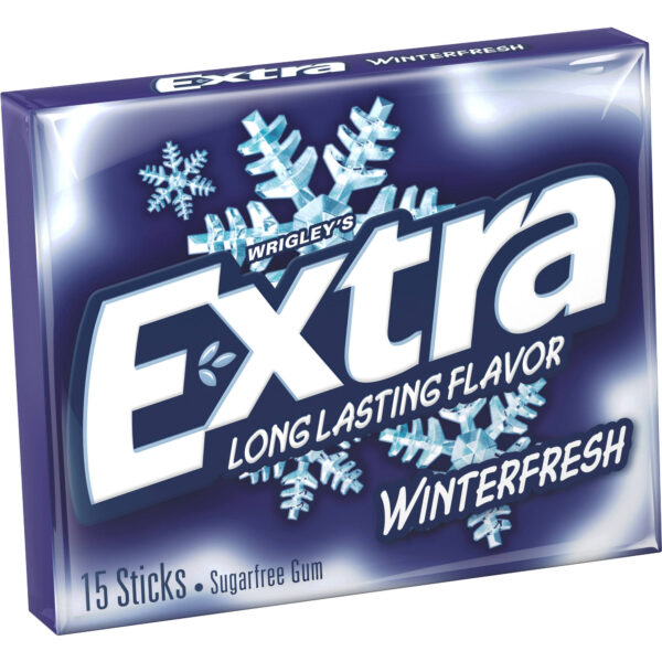 Extra Sugar Free Chewing Gum Winter Fresh 15 Sticks Pack